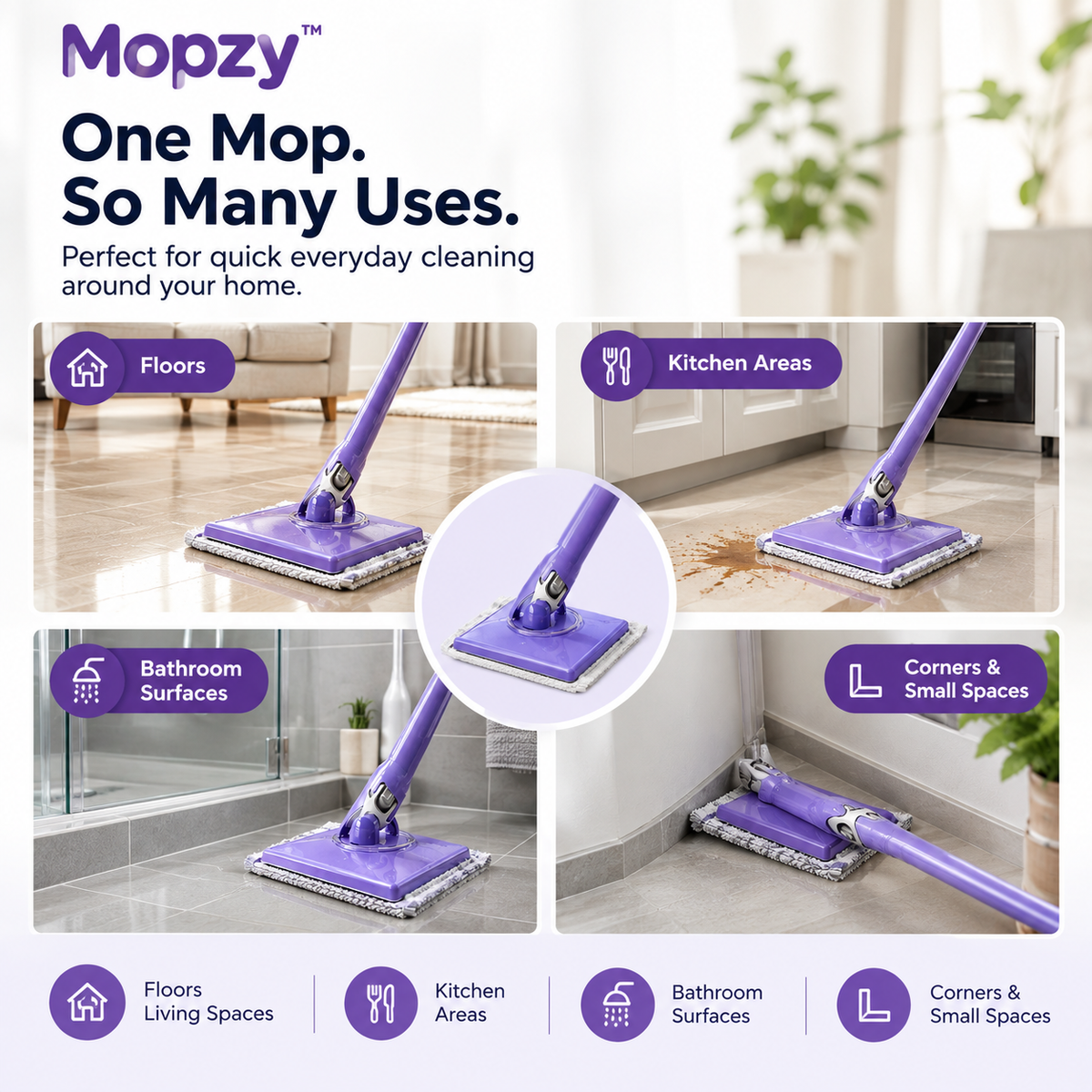 Mopzy™ - Premium Easy-Clean Mini Mop