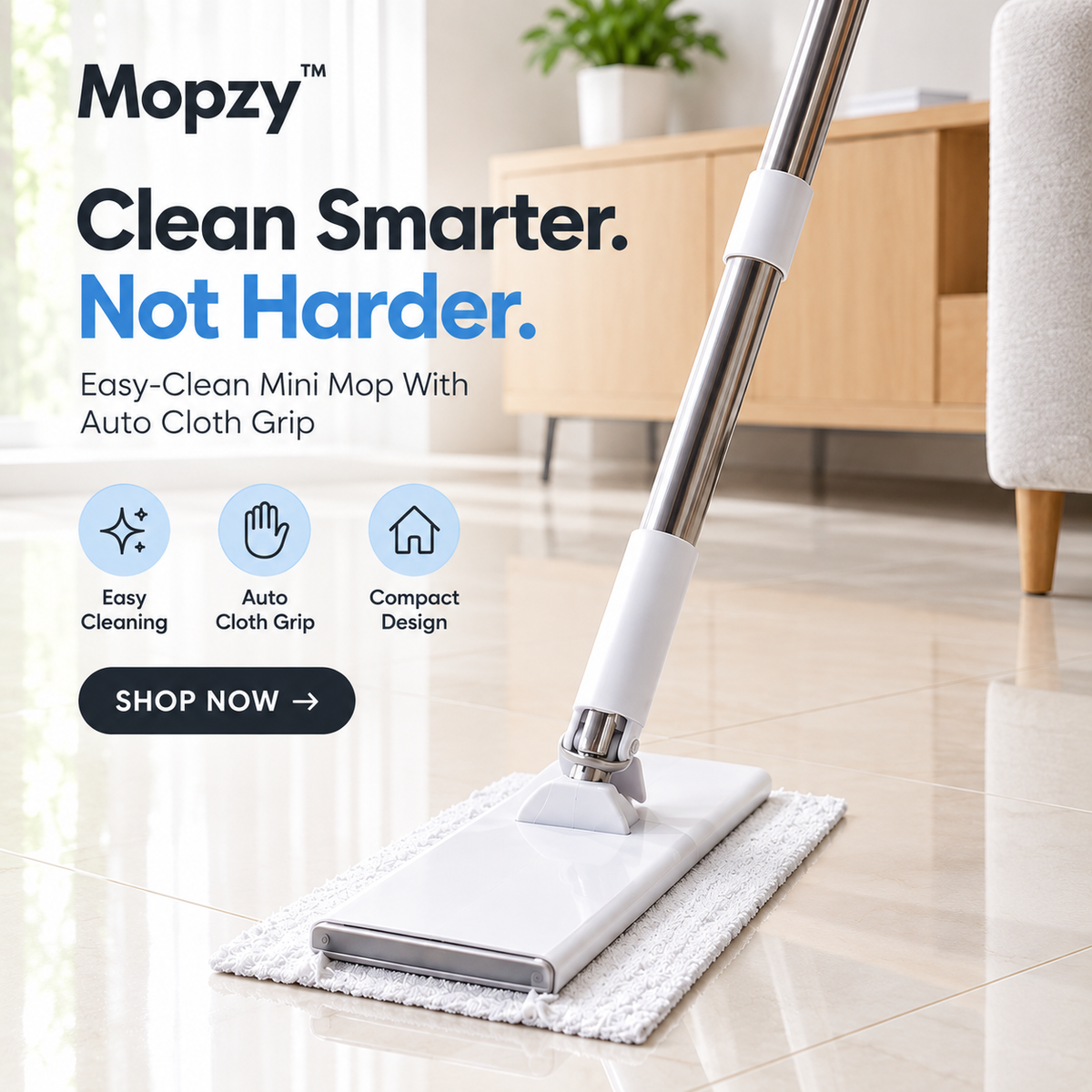 Mopzy™ - Premium Easy-Clean Mini Mop
