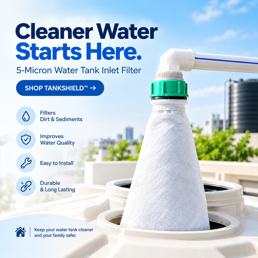 TankShield™ – Water Tank Inlet Filter (Buy 1 Get 1 Free)